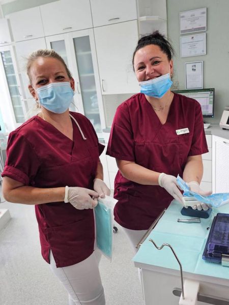 Team in der Zahnarztpraxis Röhner